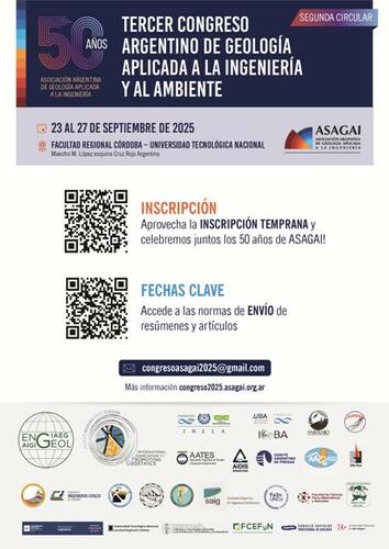 ASAGAI - Tercer Congreso de Geología Aplicada a la Ingeniería y al Ambiente 