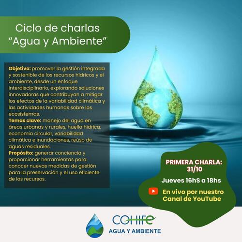 Ciclo de Charlas Agua y Ambiente